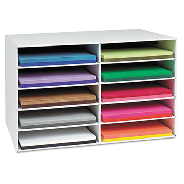 Pacon® Classroom Construction Paper Storage, 10 Slots, 26 7-8 X 16 7-8 X 18 1-2 freeshipping - TVN Wholesale